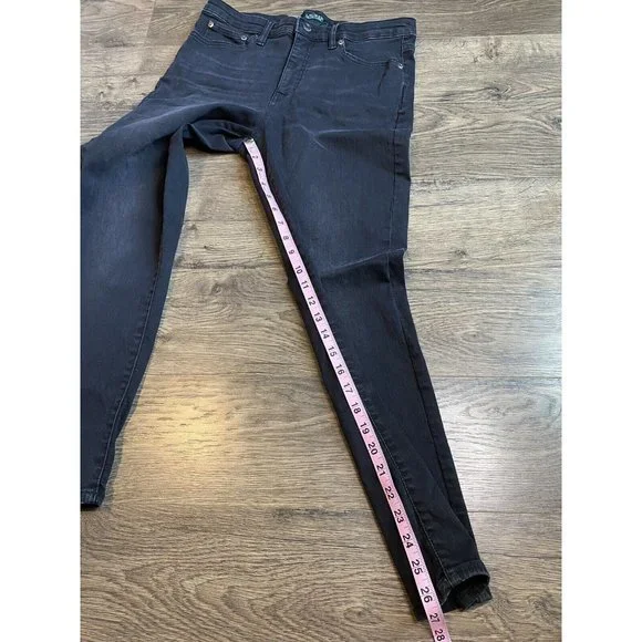 EUC Womens Lauren Ralph Lauren Premier Skinny Ankle Black Stretch Size 12 - Picture 6 of 11